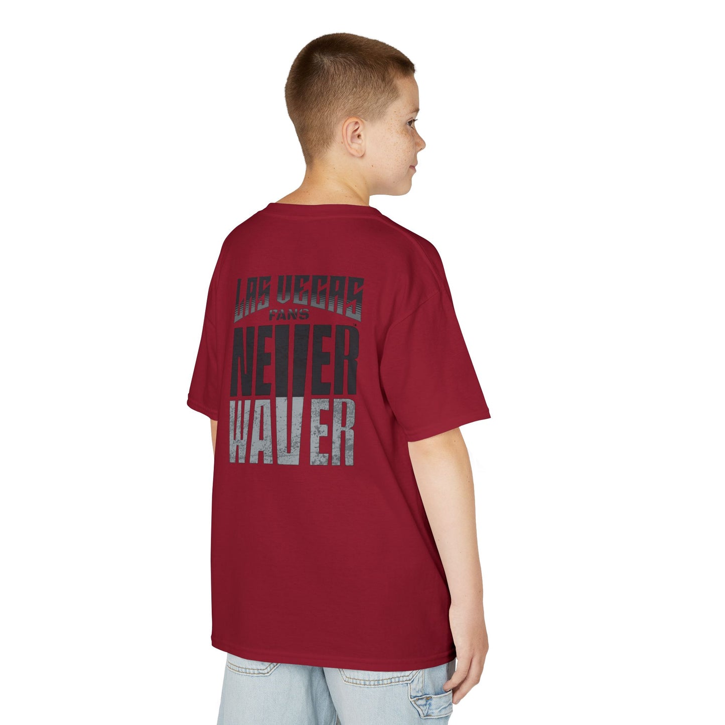 Las Vegas Fans Never Waver Kids Heavy Cotton™ Tee