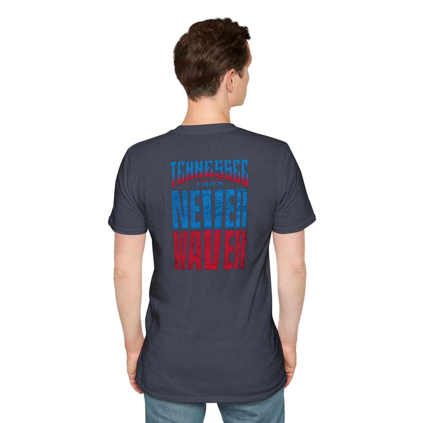 Tennessee Fans Never Waver Unisex Softstyle T-Shirt