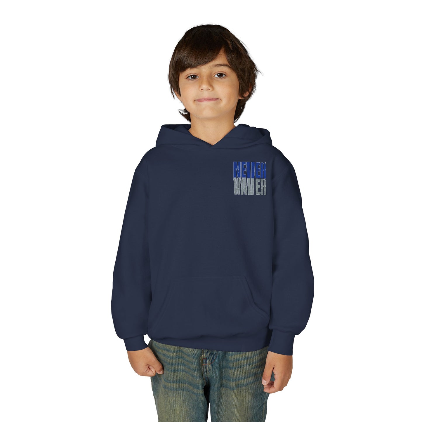 Dallas Fans Never Waver Youth Heavy Blend Hoodie Sweatshirt