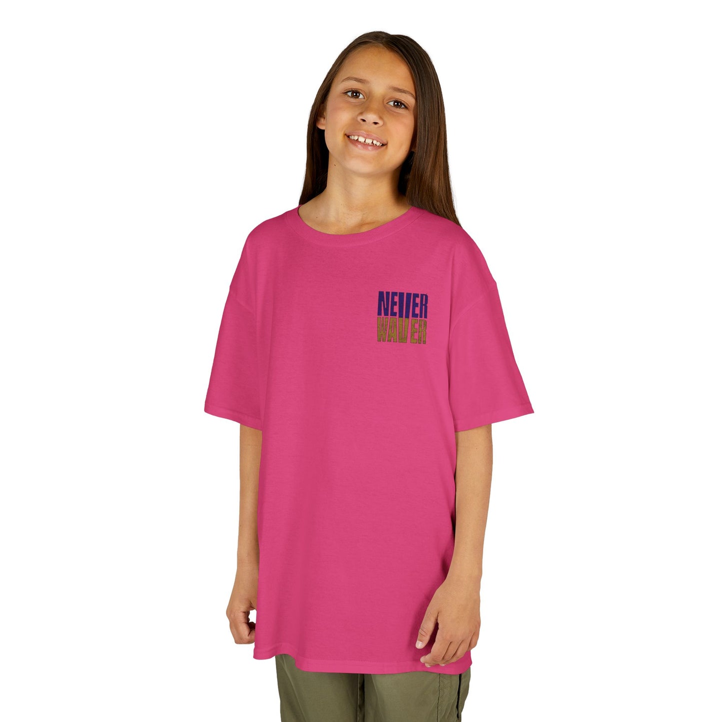 Baltimore Fans Never Waver Kids Heavy Cotton™ Tee