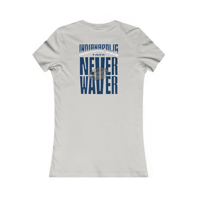 Indianapolis Fans Never Waver W-Leopard Football Women's Favorite Tee