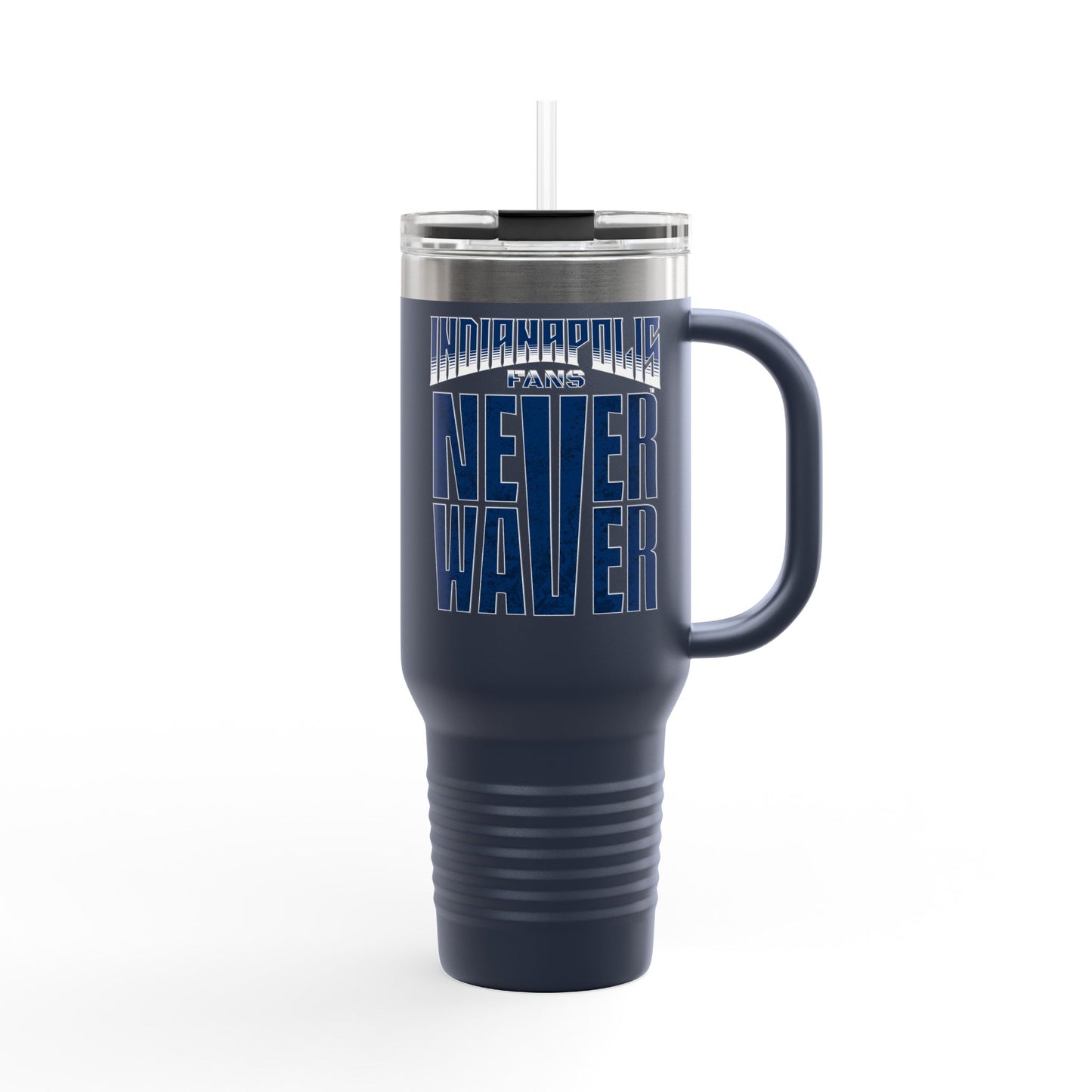 Indianapolis Fans Never Waver Insulated Travel Mug, 40oz