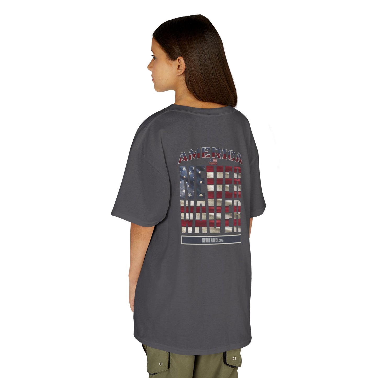America Never Waver Kids Heavy Cotton™ Tee
