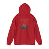Tampa Bay Fans  Never Waver  w Leopard Football Unisex Heavy Blend™ Hoodie - Perfect for Sports Fans