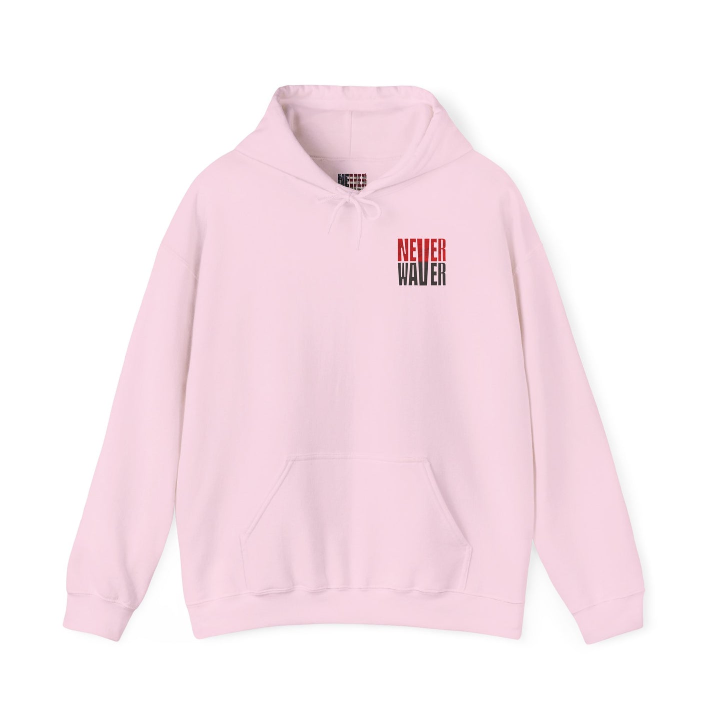 Tampa Bay Fans  Never Waver  w Leopard Football Unisex Heavy Blend™ Hoodie - Perfect for Sports Fans