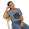 Never Waver Be Red White & a Little Bougie Unisex Softstyle T-Shirt