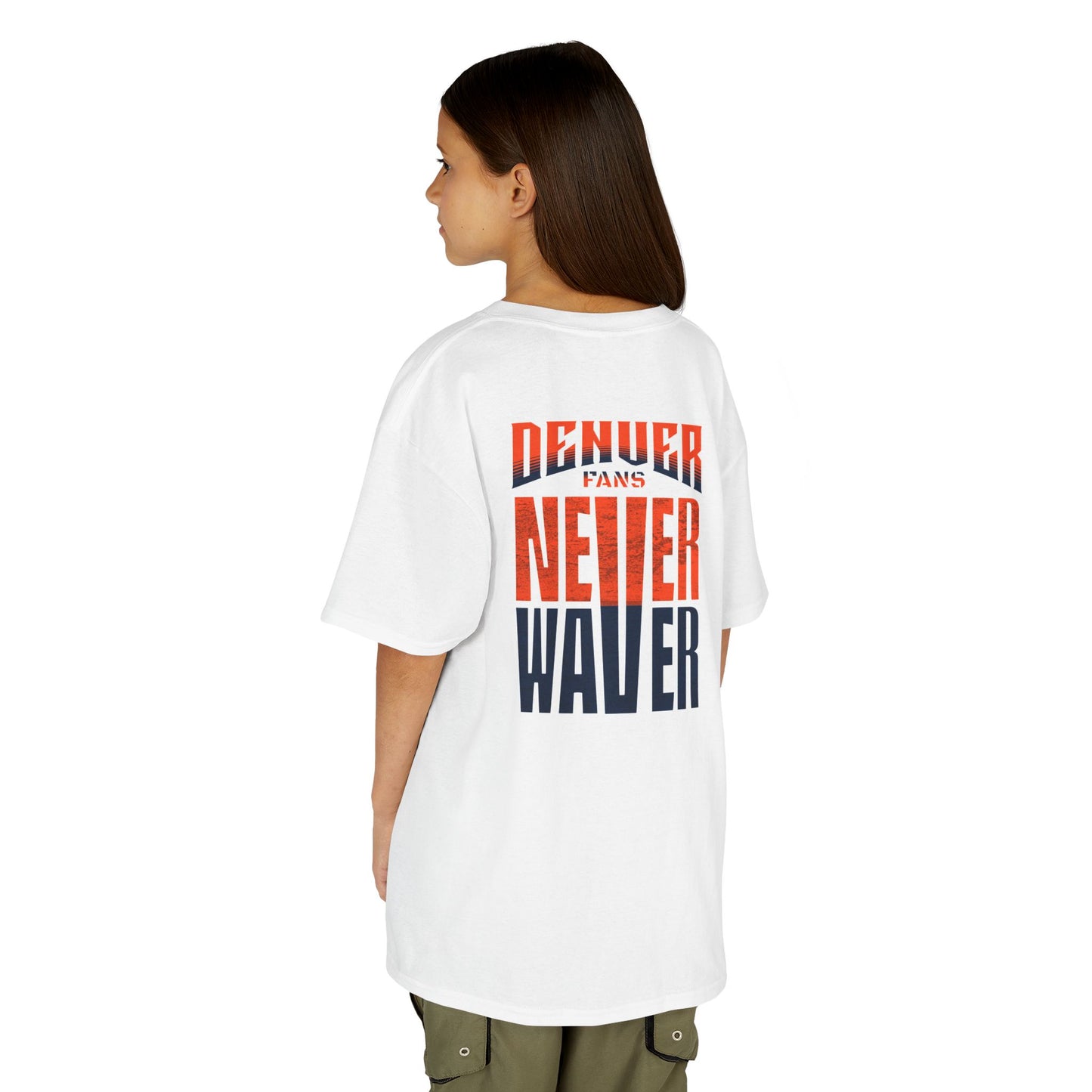 Denver Fans Never Waver Kids Heavy Cotton™ Tee