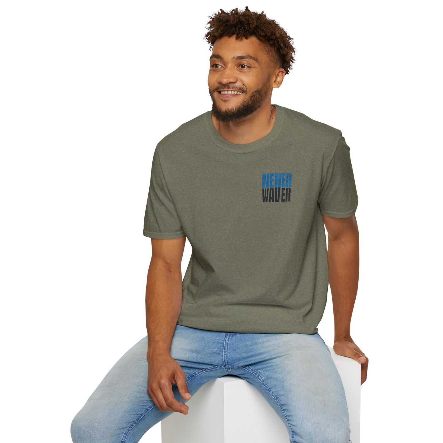 Carolina Fans Never Waver Unisex Softstyle T-Shirt