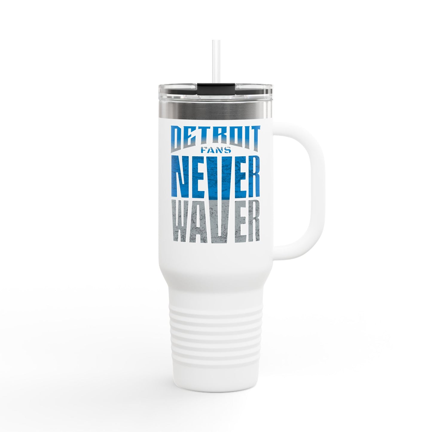 Detroit Fans Never Waver Insulated Travel Mug, 40oz