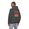 Kansas Fans Never Waver W-Leopard Football Unisex Heavy Blend™ Hooded Sweatshirt