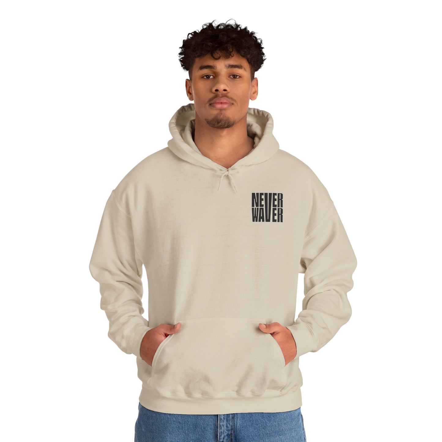 'Never Waver Best Buckin' Dad Ever ' Unisex Heavy Blend™ Hoodie
