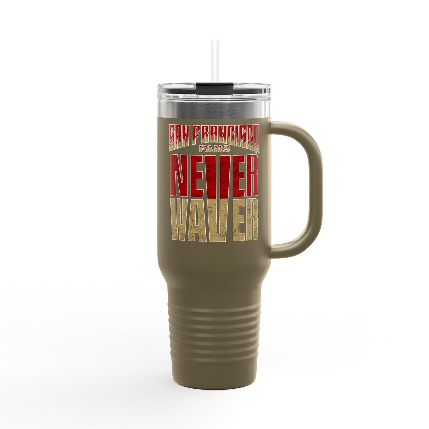 San Francisco Fans Never Waver Insulated Travel Mug, 40oz