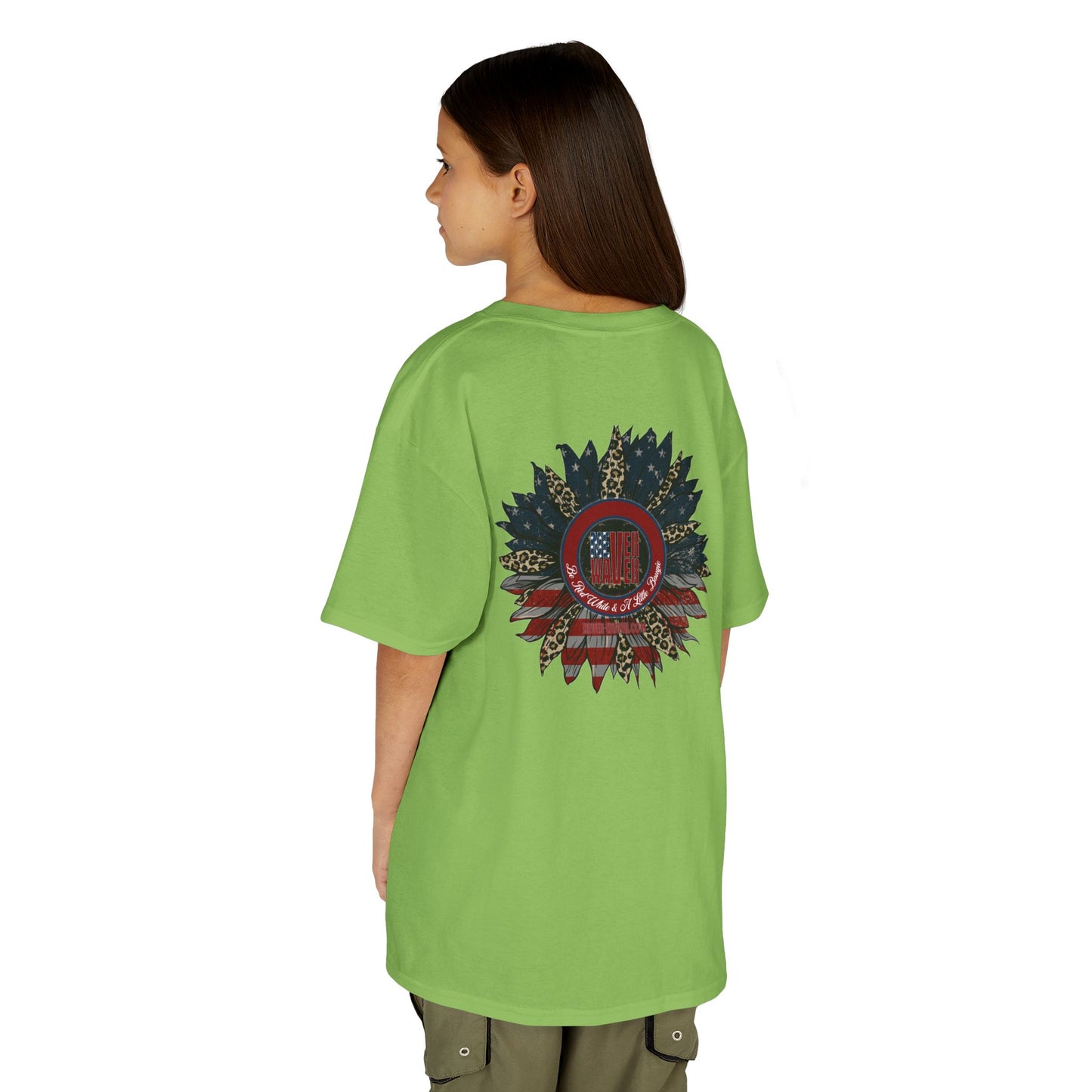 Kids Heavy Cotton™ Never Waver  Be Red White and- A Little Bougie Stylish, Comfortable Everyday Wear