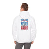 'Tennessee Fans Never Waver W Leopard Football' Casual Comfort for Team Fans Unisex Heavy Blend™ Hooded Sweatshirt