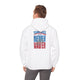'Tennessee Fans Never Waver W Leopard Football' Casual Comfort for Team Fans Unisex Heavy Blend™ Hooded Sweatshirt by Printify