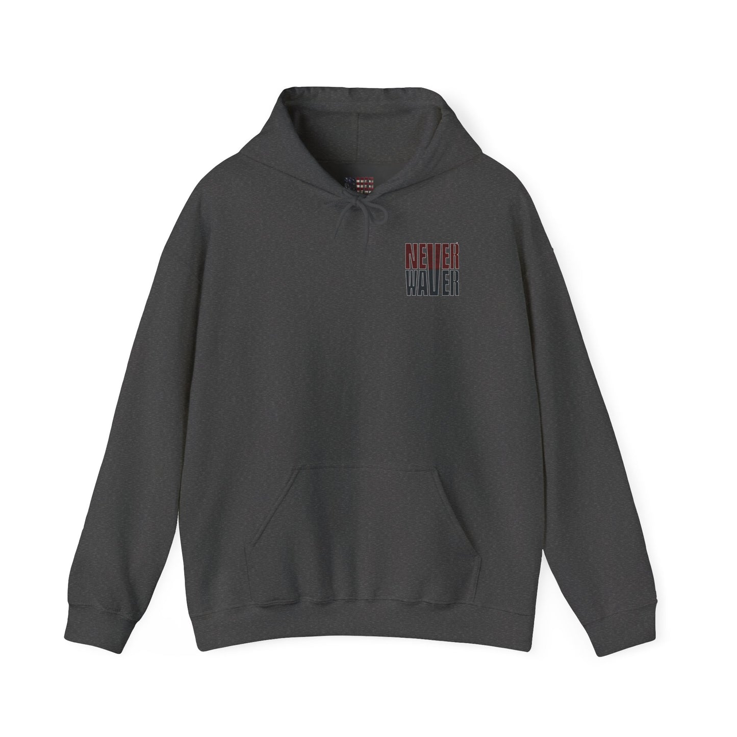 Atlanta Fans Never Waver Leopard Football Sweatshirt Unisex Heavy Blend™ Hoodie