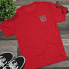 Respect Is Earned Never Waver It's Not Given Unisex Tri-Blend Crew Tee