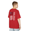 Never Waver American Flag with Golf Club Kids Golf Tee