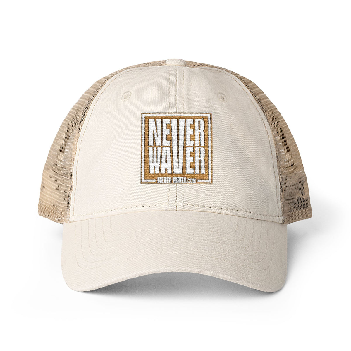 Never Waver Women's Washed Mesh-Back Cap