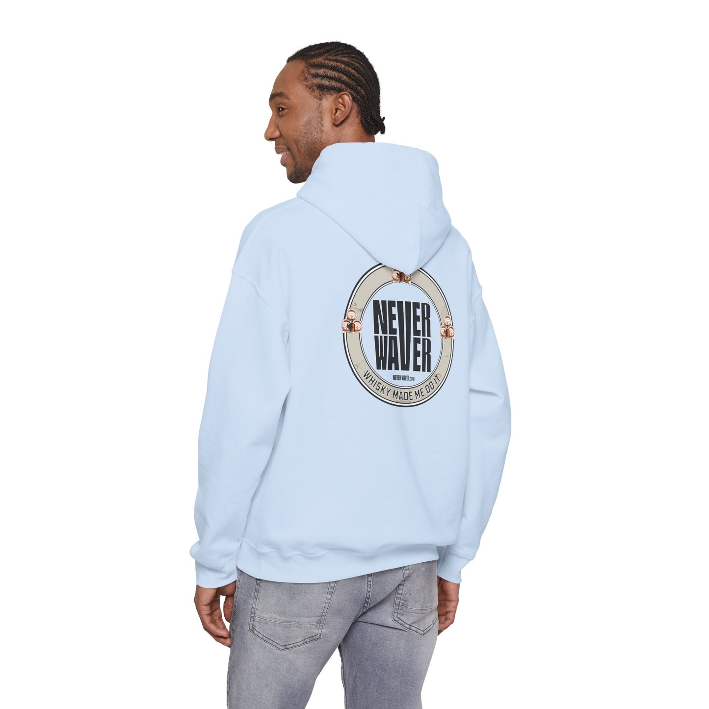 "Never Waver - Whiskey Made me do it?" Eco-Friendly Unisex Hoodie