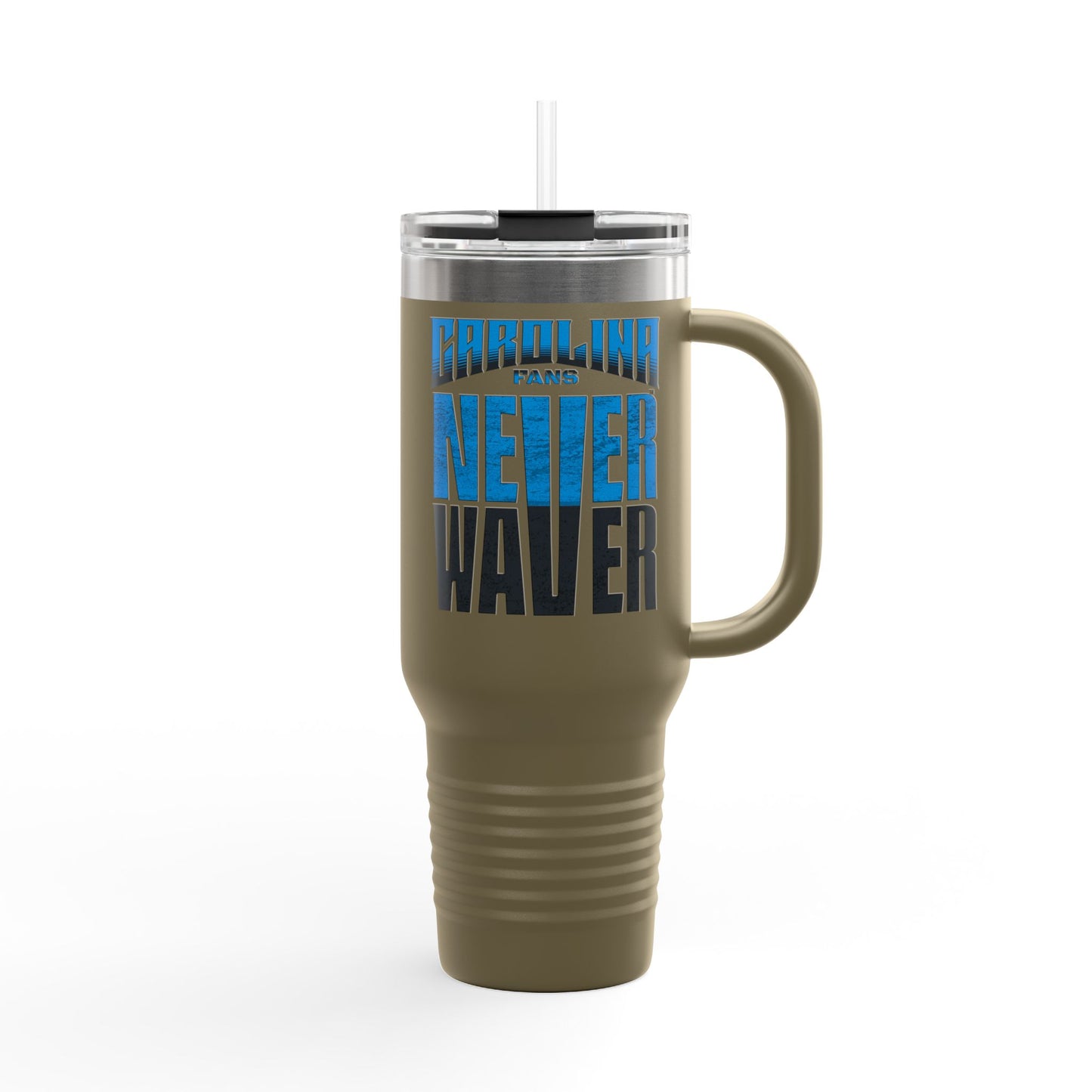 Carolina Fans Never Waver Insulated Travel Mug, 40oz