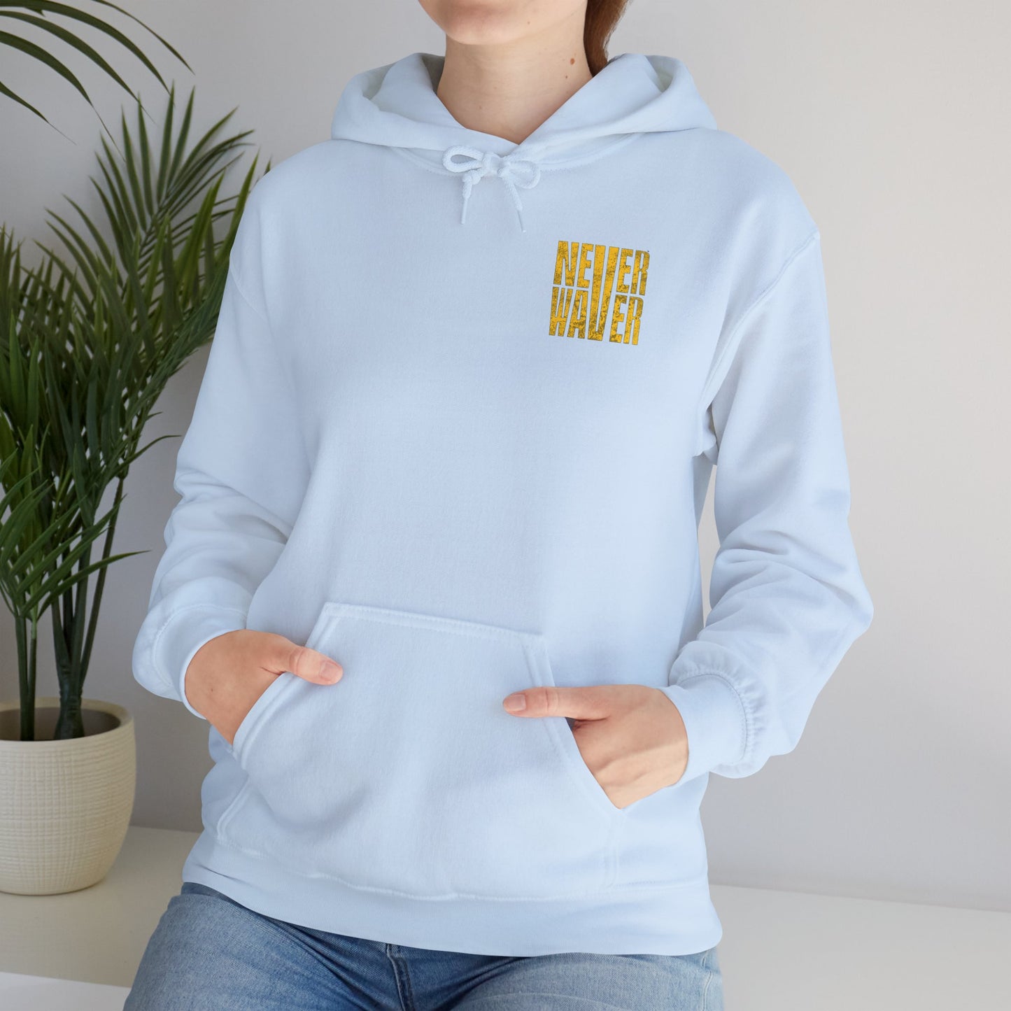 "Los Angeles Fans Never Waver" Unisex Heavy Blend™ Hooded Sweatshirt