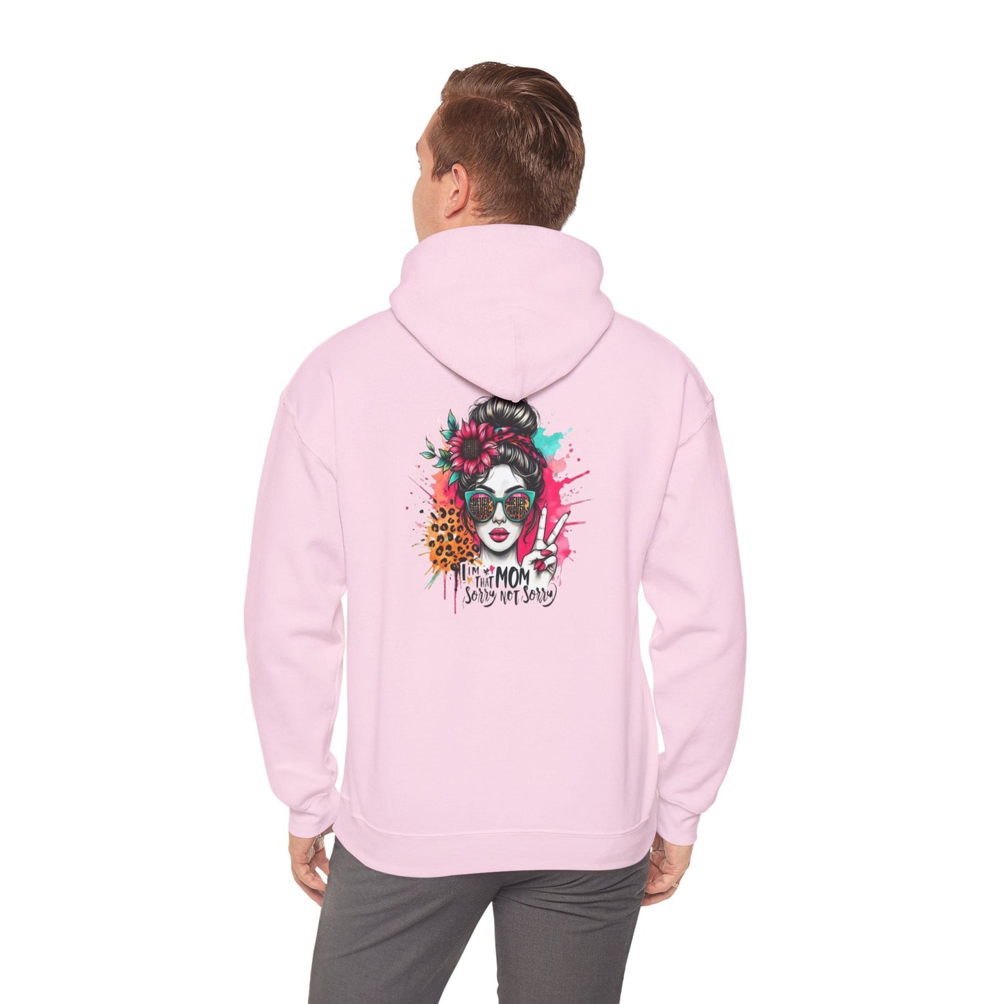 'Never Waver  I'm that Mom Sorry Not Sorry' Unisex Heavy Blend™ Hoodie