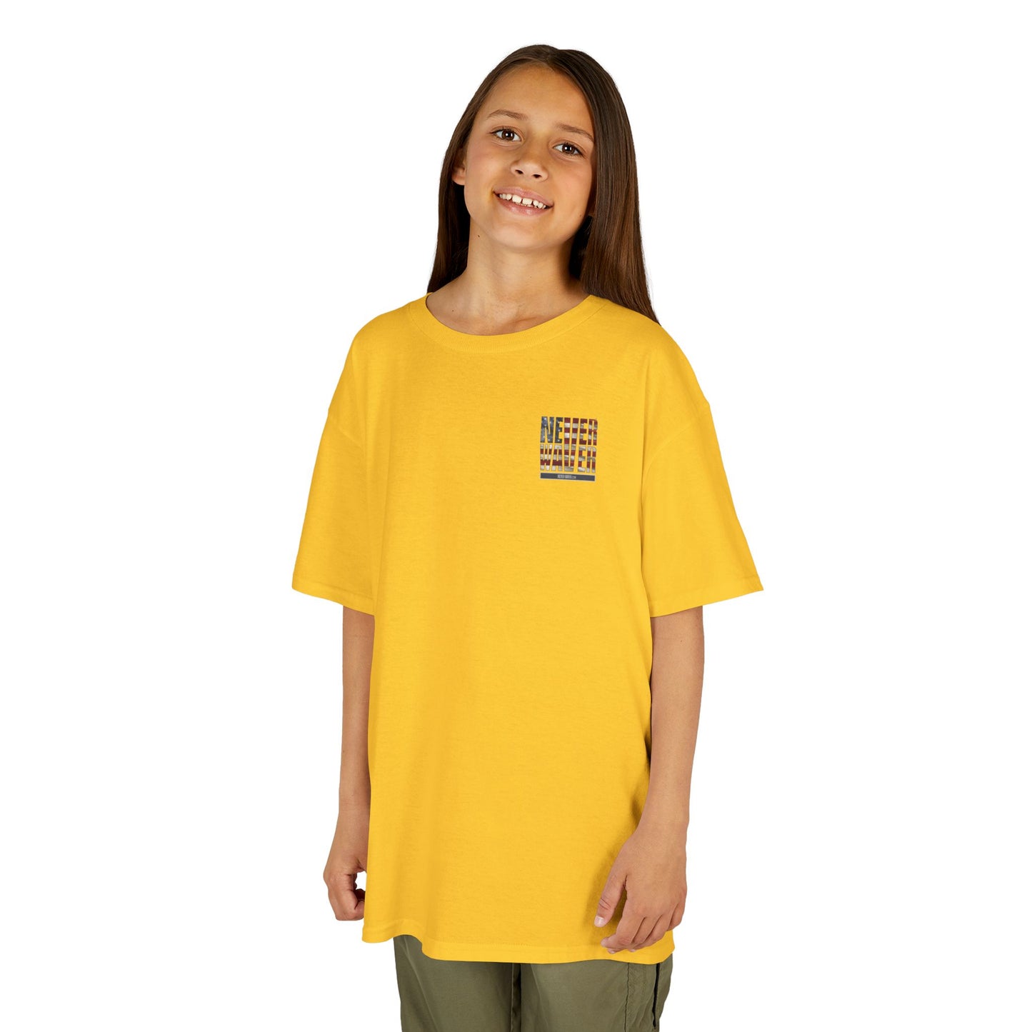 Keep Calm Never Waver And Golf On Kids Golf Tee
