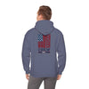 Never Waver Crew with  American Flag Design Unisex Heavy Blend™ Hoodie