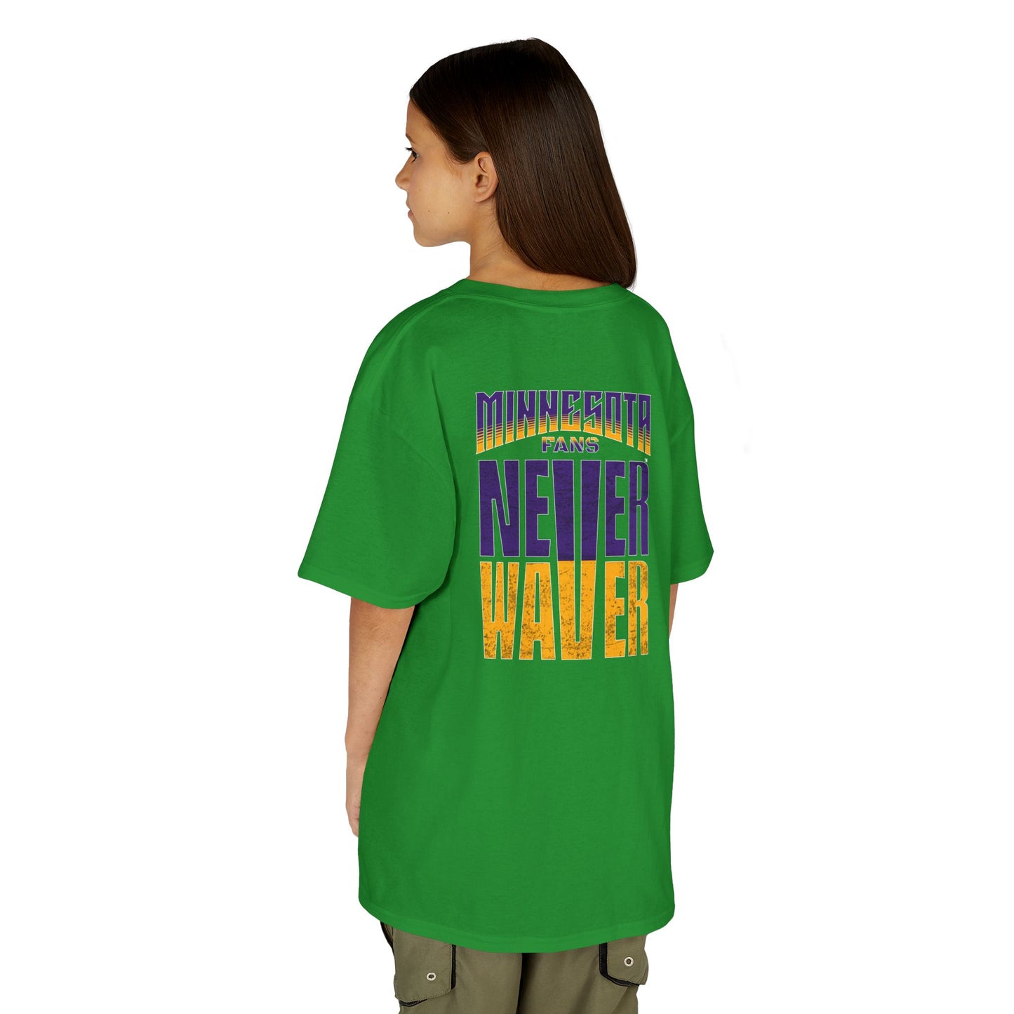 Minnesota Fans Never Waver Kids Heavy Cotton™ Tee