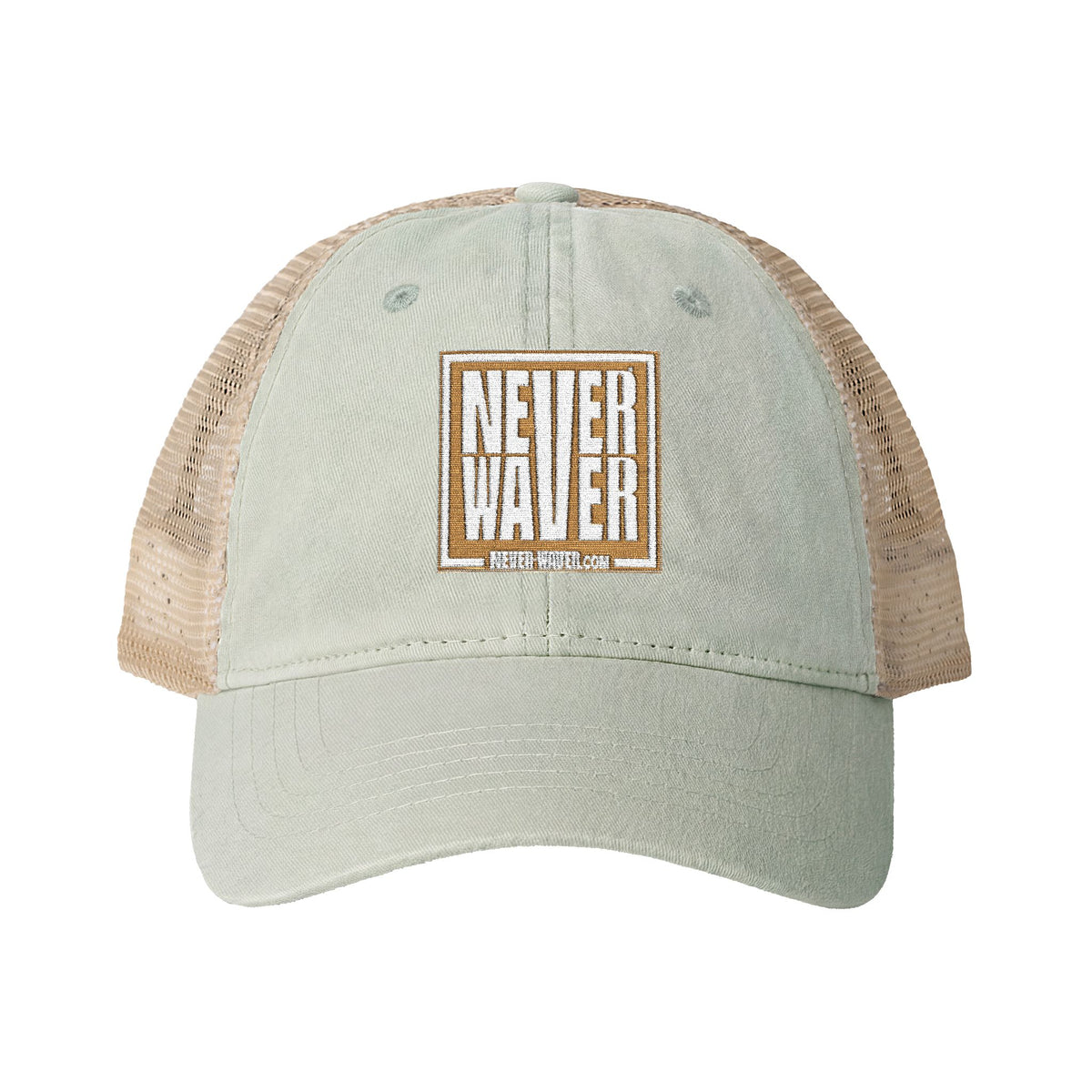 Never Waver Women's Washed Mesh-Back Cap