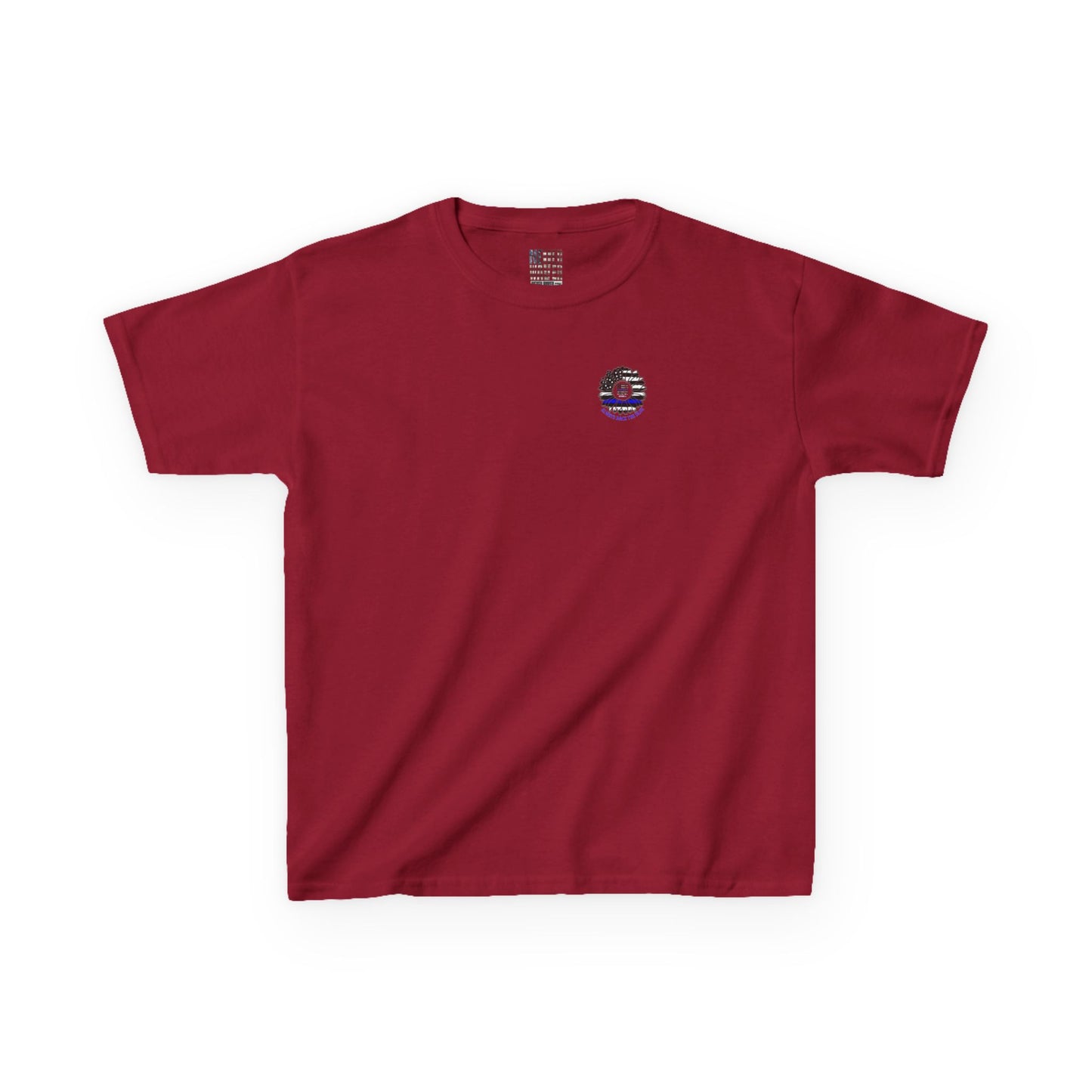 Never Waver Always Back The Blue   Kids Heavy Cotton™ Tee