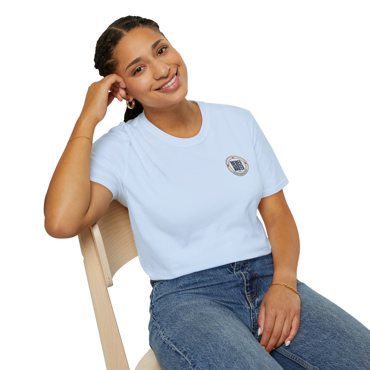 Never Waver Whisky Made Me Do It? Unisex Soft style T-Shirt