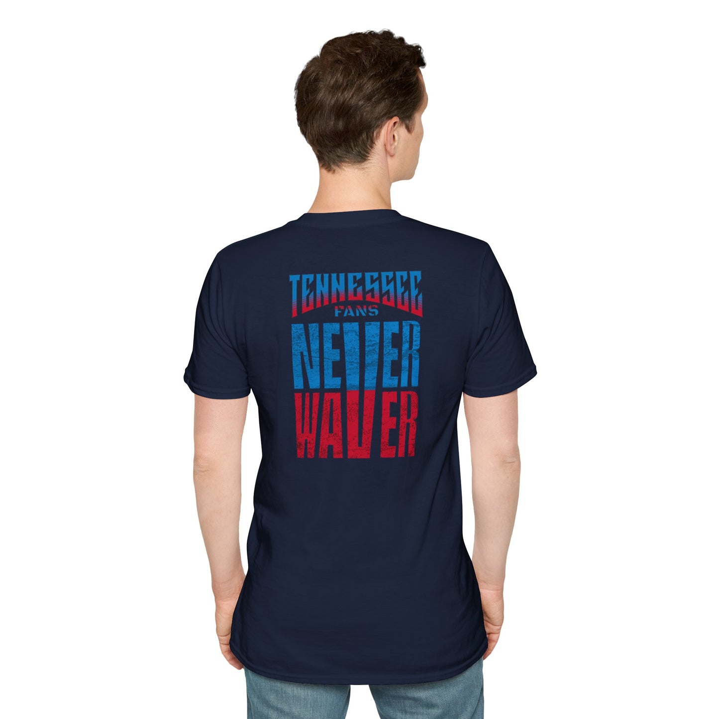 Tennessee Fans Never Waver Unisex Softstyle T-Shirt