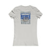 Dallas Fans Never Waver W-Leopard Football Women's Favorite Tee