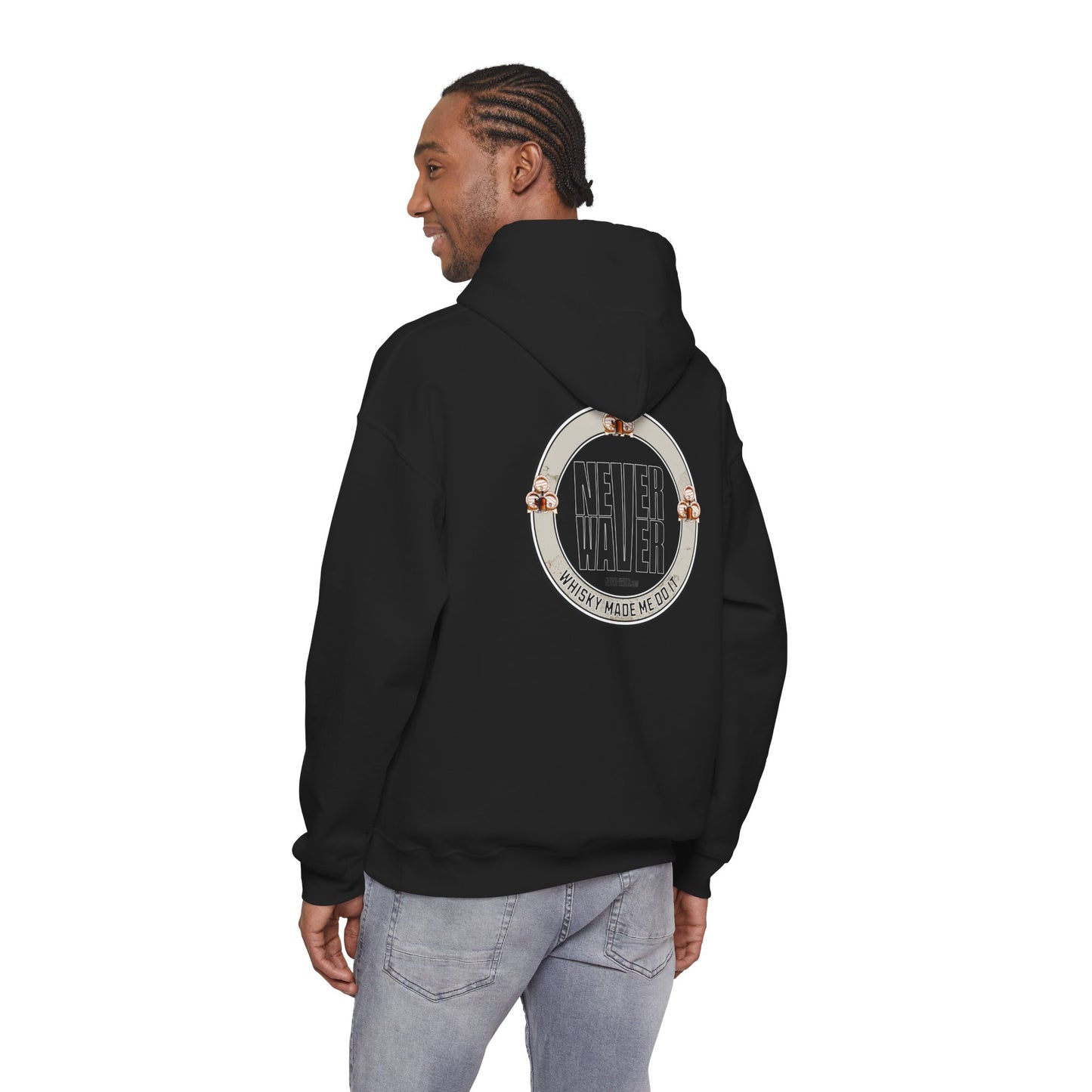 "Never Waver - Whiskey Made me do it?" Eco-Friendly Unisex Hoodie