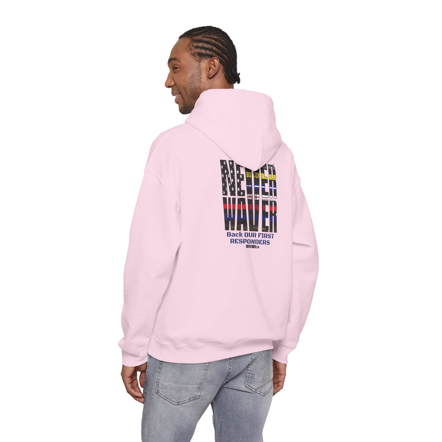 Never Waver Always Back Our First Responders Hoodie