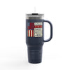 Never Waver Husband Daddy Protector Hero Insulated Travel Mug, 40oz