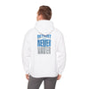 'Never Waver Detroit Fans' Inspirational Hoodie for Fans Unisex Heavy Blend™ Hooded Sweatshirt