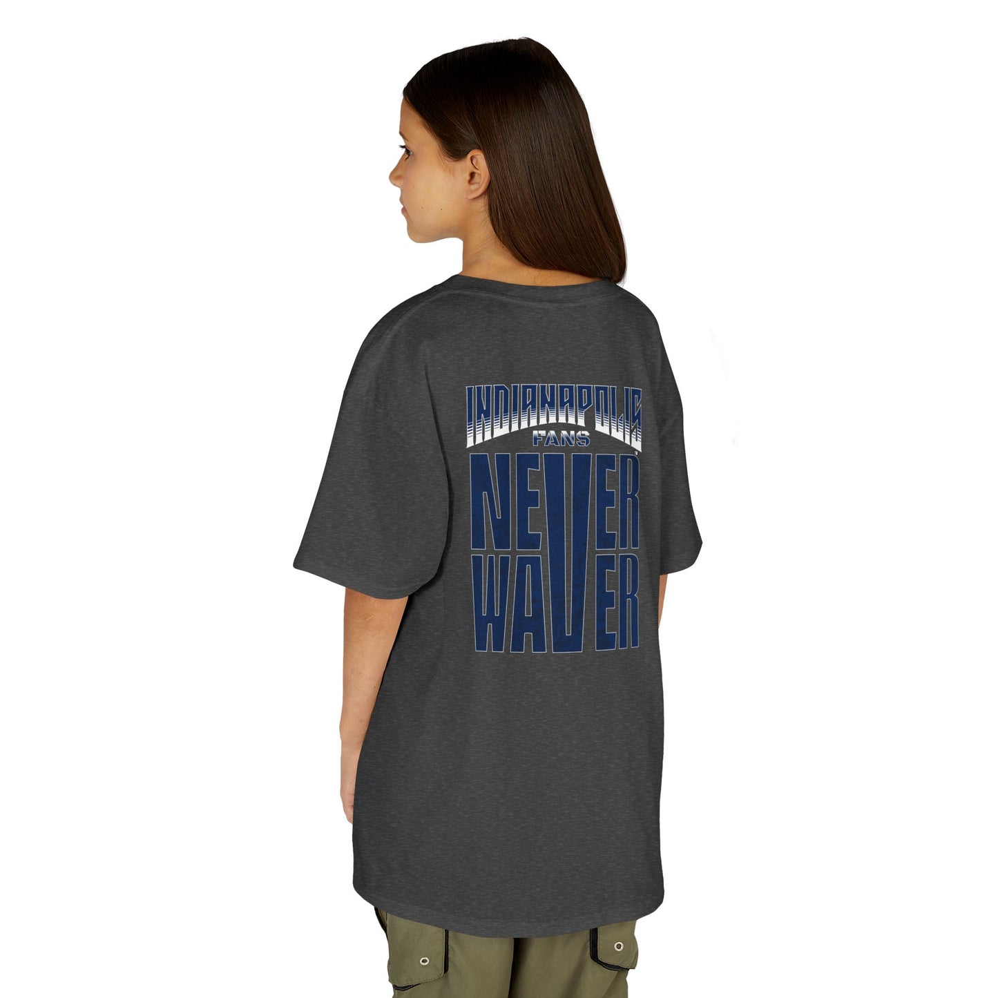 Indianapolis Fans Never Waver Kids Heavy Cotton™ Tee