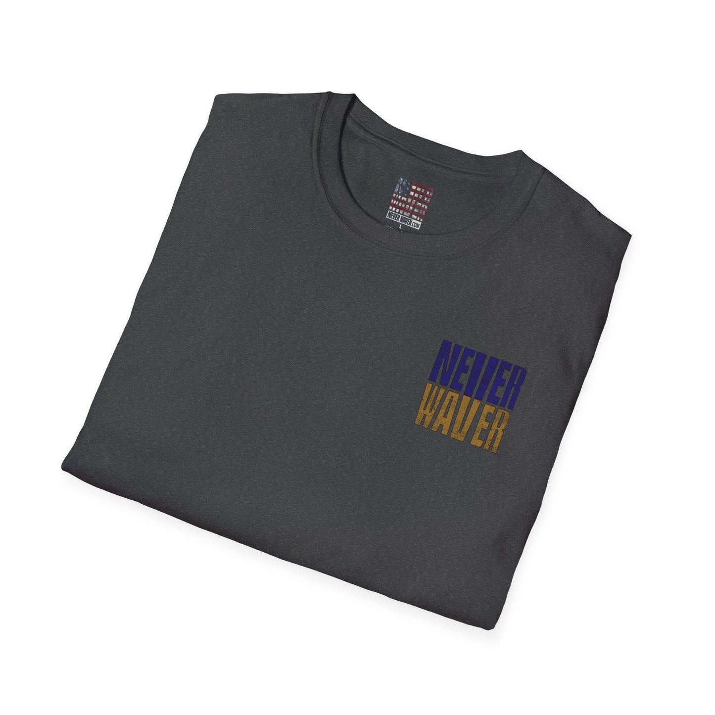 Baltimore Fans Never Waver Unisex Softstyle T-Shirt