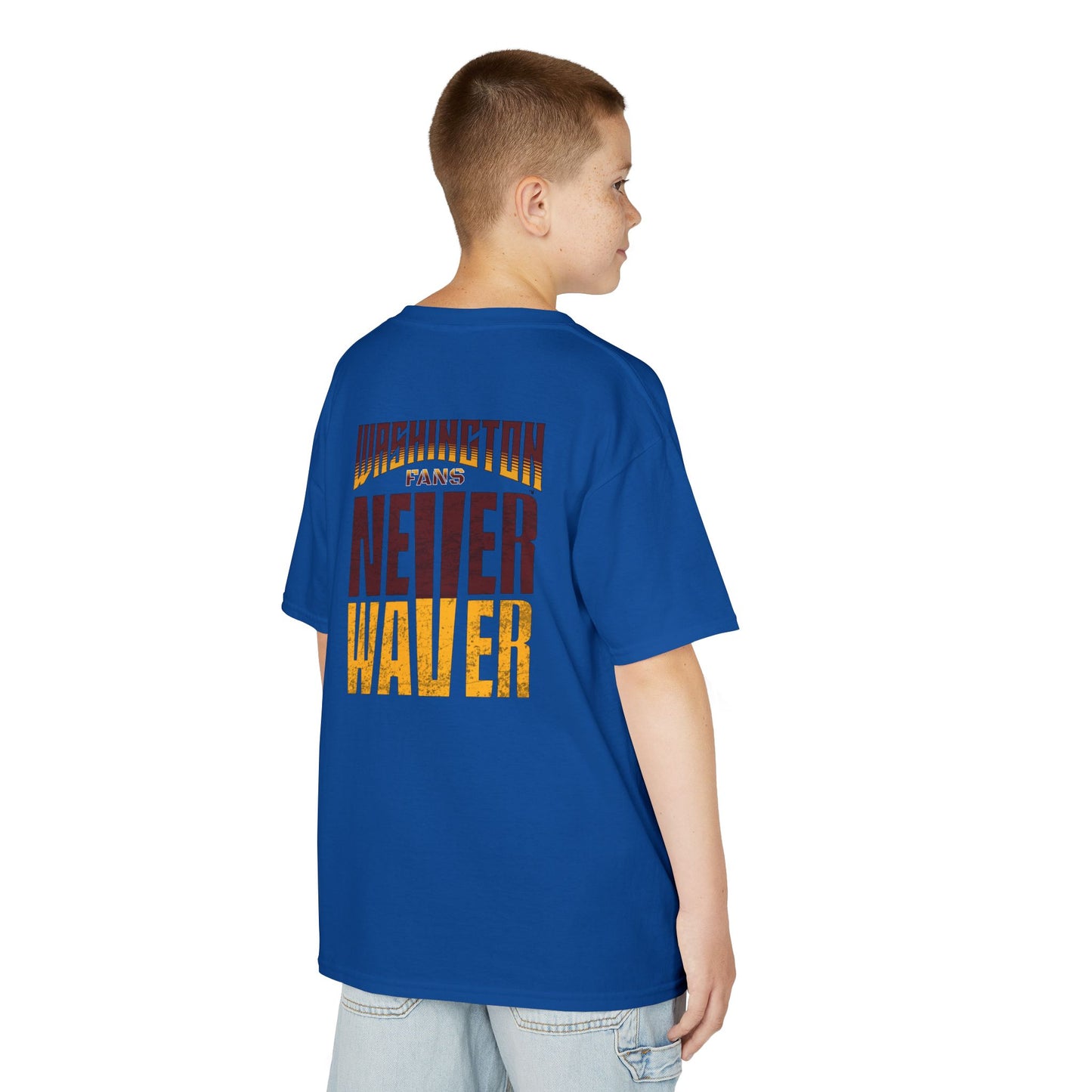 Washington Fans Never Waver Kids Heavy Cotton™ Tee