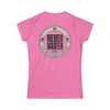 Never Waver Save Water Drink Champagne Women's Soft Style Tee