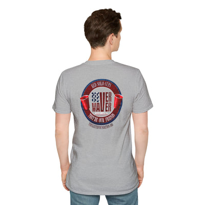 'Red Solo Cups Never Waver They Are Our Friends' with profits going to the Toby Keith Foundation. Unisex soft style T-shirt