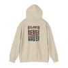 Atlanta Fans Never Waver Leopard Football Sweatshirt Unisex Heavy Blend™ Hoodie