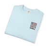Never Waver Website Unisex Garment-Dyed T-Shirt - Patriotic Graphic Tee