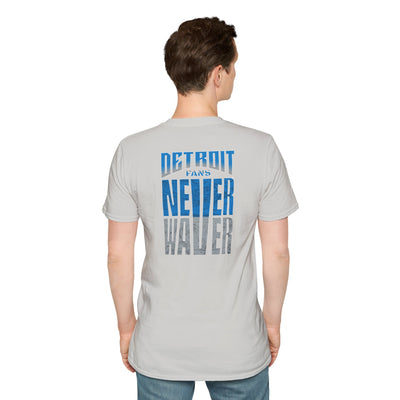 Detroit Fans Never Waver Unisex Softstyle T-Shirt