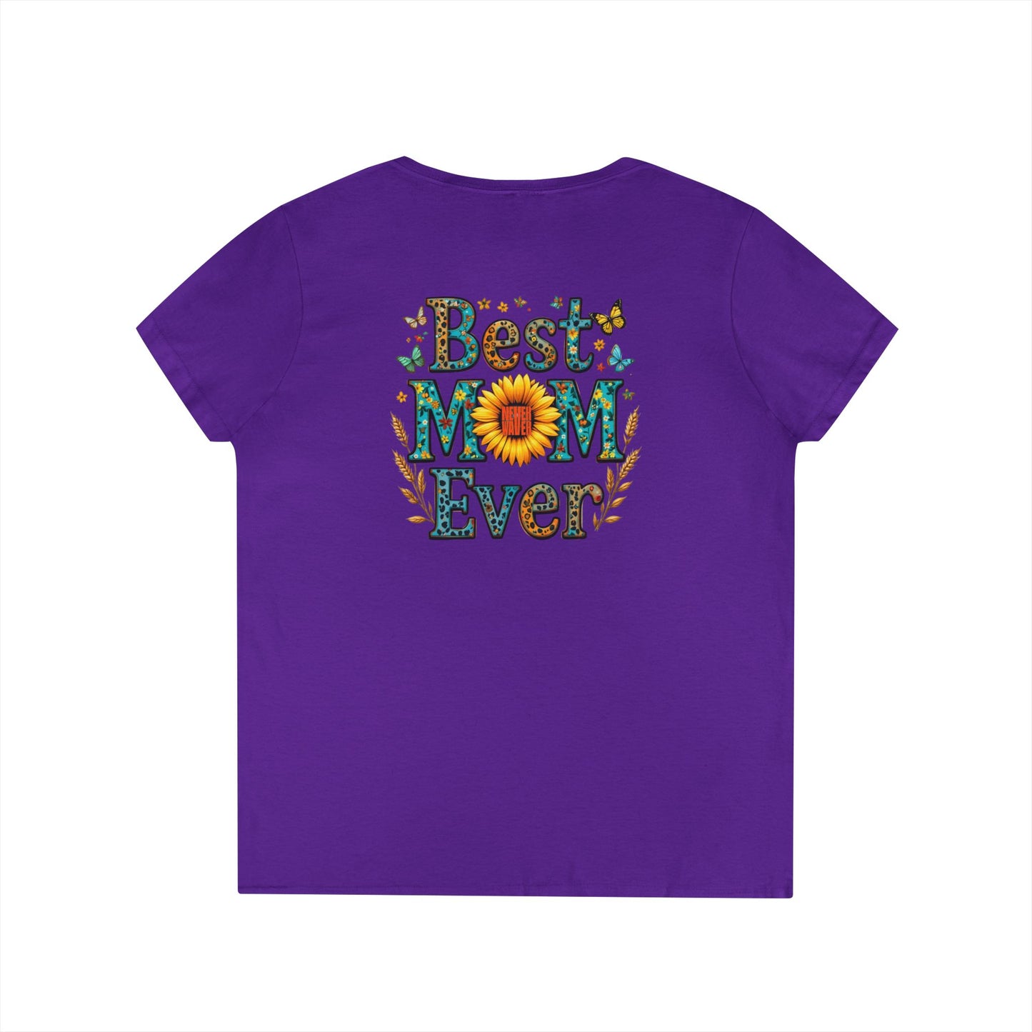 Best Mom Ever V-Neck T-Shirt | Perfect Gift for Mother's Day | Casual Everyday Wear