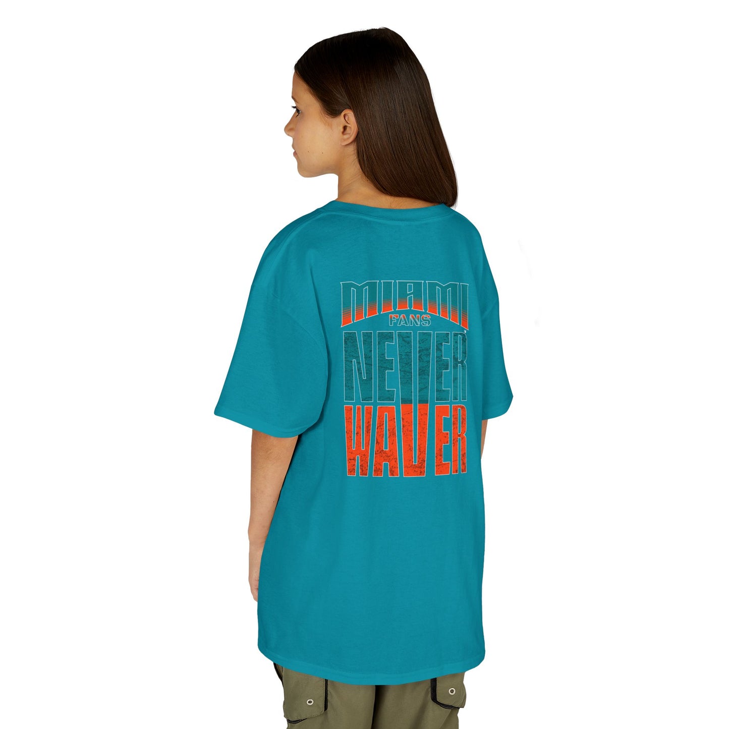 Miami Fans Never Waver Kids Heavy Cotton™ Tee