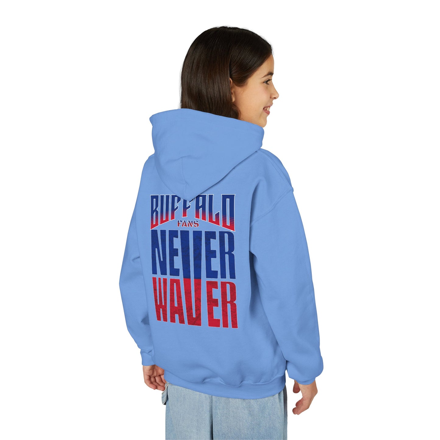 Buffalo Fans Never Waver Youth Sweatshirt / Hoodie